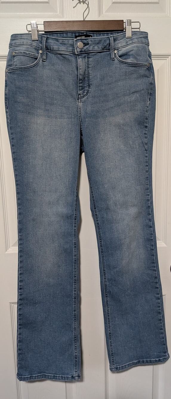Simply Vera Vera Wang Bootcut Jeans Women's Size 12 Light Wash Stretch Denim